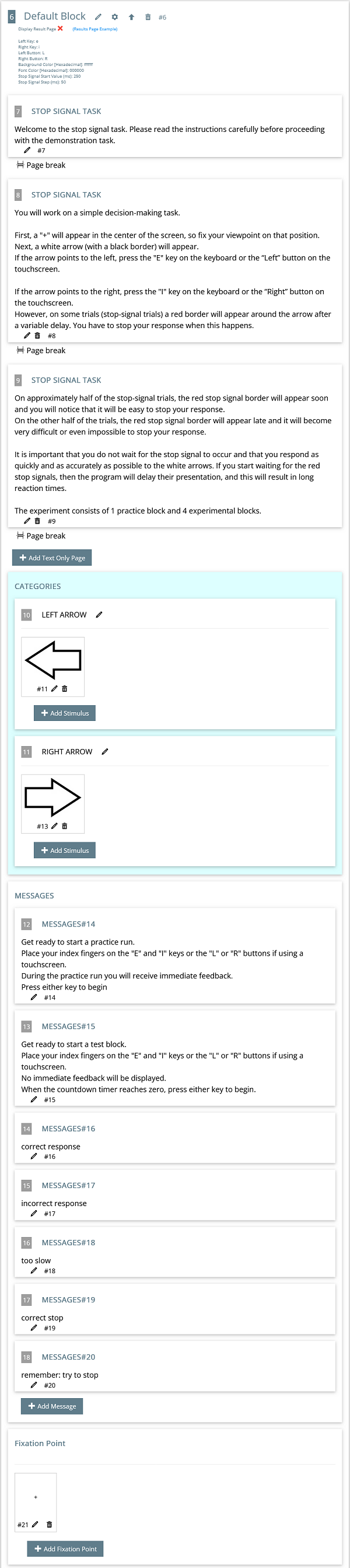 Build a Stop Signal Task in 30 seconds step 5